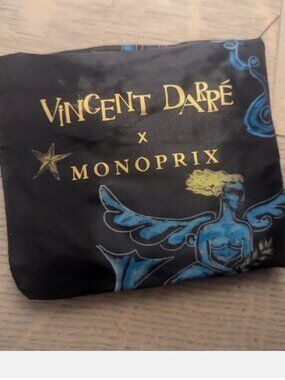 * New MONOPRIX VINCENT DARRE LIMITED EDITION SHOPPING BAG/TRAVEL